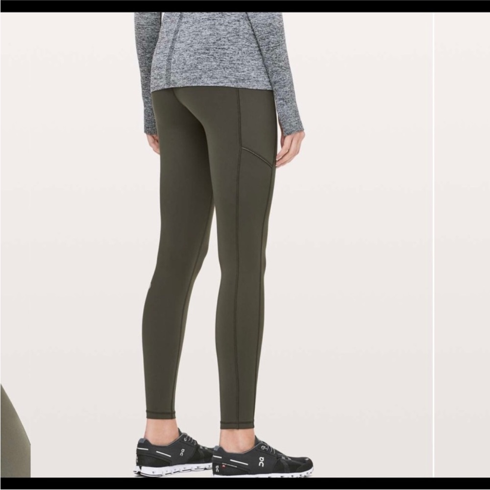 Lululemon Speed Up Tight - Olive Size 4